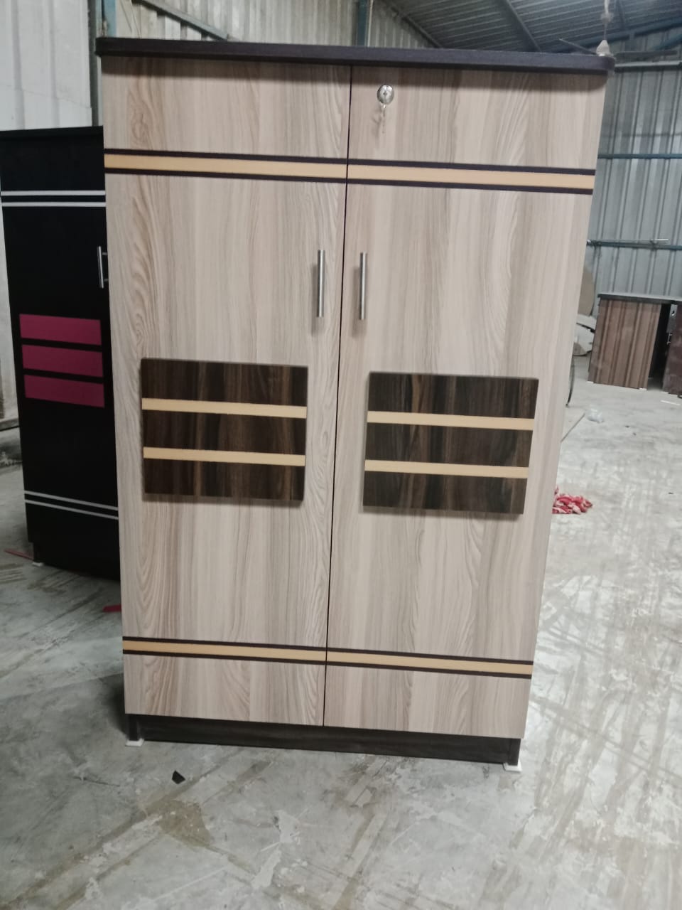 Steel almirah and cabinet